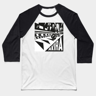 Akira futurism black and white Baseball T-Shirt